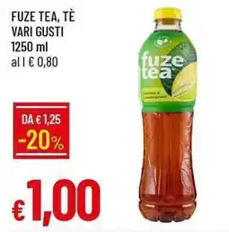 Galassia Fuze tea, tè offerta