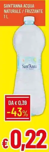 Galassia Sant'anna acqua naturale / frizzante offerta