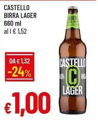 Galassia Castello birra lager offerta