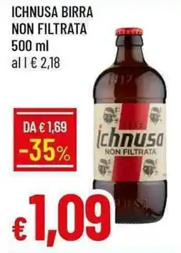 Galassia Ichnusa birra non filtrata offerta