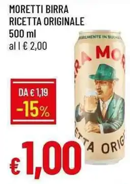 Galassia Moretti birra ricetta originale offerta