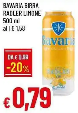 Galassia Bavaria birra radler limone offerta
