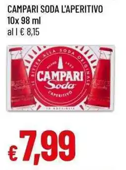 Galassia Campari soda l'aperitivo offerta