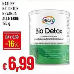Galassia Naturz bio detox bevanda alle erbe offerta