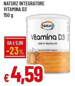 Galassia Naturz integratore vitamina D3 offerta