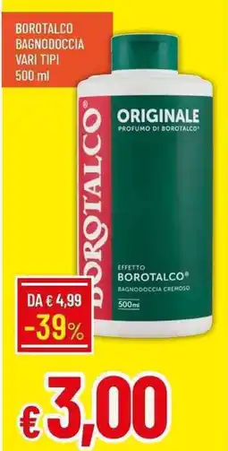 Galassia Borotalco bagnodoccia offerta