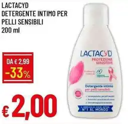 Galassia Lactacyd detergente intimo per pelli sensibili offerta