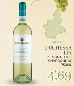 Eté Duchessa lia piemonte doc chardonnay offerta