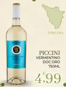 Eté Piccini vermentino doc oro offerta