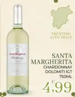 Eté Santa margherita chardonnay dolomiti igt offerta