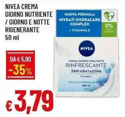 Galassia Nivea crema giorno nutriente / giorno e notte rigenerante offerta