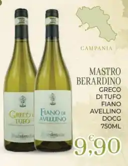 Eté Mastro berardino greco di tufo fiano avellino docg offerta