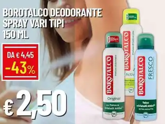 Galassia Borotalco deodorante spray offerta