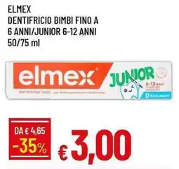 Galassia Elmex dentifricio bimbi fino offerta