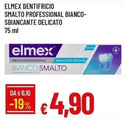 Galassia Elmex dentifricio smalto professional bianco- sbiancante delicato offerta