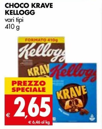 Tigros Kellogg Choco Krave 410g offerta