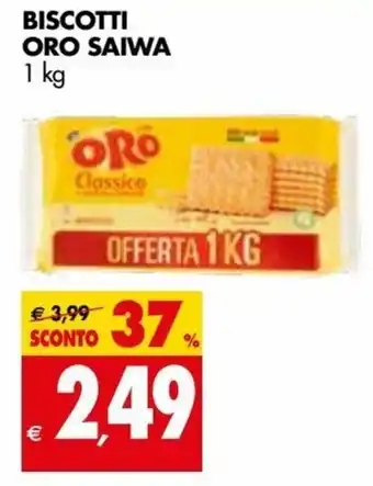 Tigros Oro Saiwa Biscotti 1kg offerta