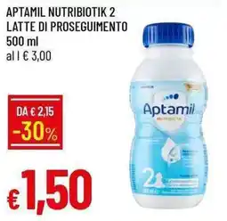 Galassia Aptamil nutribiotik 2 latte di proseguimento offerta