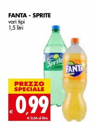 Tigros Fanta - Sprite 1,5 litri offerta