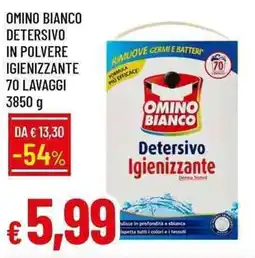 Galassia Omino bianco detersivo in polvere igienizzante offerta