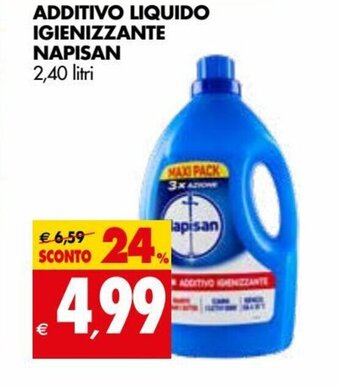 Tigros Napisan Additivo Liquido Igienizzante 2,40 litri offerta