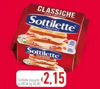 Famila Sottilette classiche 400gr offerta