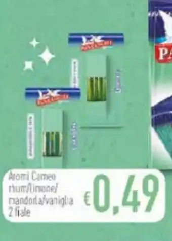 Famila Aromi Cameo rhum/limone/mandorla/vaniglia 2 fiale offerta