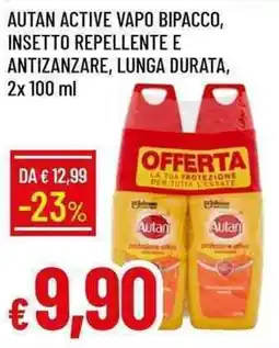 Galassia Autan active vapo bipacco, insetto repellente e antizanzare, lunga durata offerta