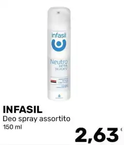 Iper Tosano INFASIL Deo spray offerta