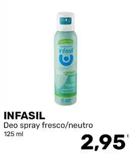 Iper Tosano INFASIL Deo spray fresco/neutro offerta