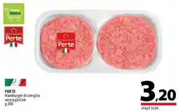 A&O PER TE Hamburger di coniglio senza glutine offerta
