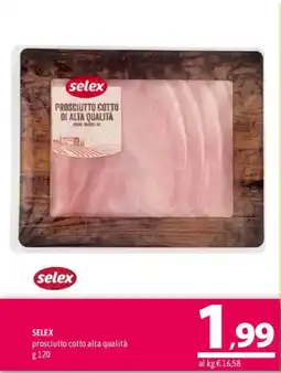 A&O SELEX prosciutto cotto alta qualità offerta
