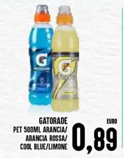 Al Discount Gatorade pet arancia/ arancia rossa/ cool blue/limone offerta