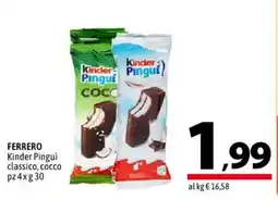 A&O FERRERO Kinder Pingui classico, cocco offerta