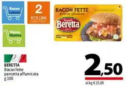 A&O BERETTA Bacon fette pancetta affumicata offerta