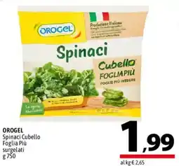 A&O OROGEL Spinaci Cubello Foglia Più offerta