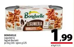 A&O BONDUELLE Legumeria fagioli Borlotti offerta