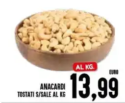 Al Discount Anacardi tostati s/sale offerta
