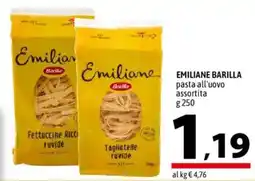 A&O EMILIANE BARILLA pasta all'uovo offerta