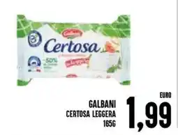 Al Discount Galbani certosa leggera offerta