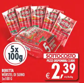 Deco Superstore Beretta würstel di suino offerta