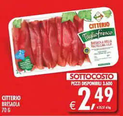 Deco Superstore Citterio bresaola offerta