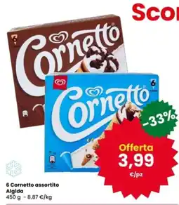 Interspar 6 Cornetto assortito Algida offerta