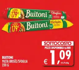 Deco Superstore Buitoni pasta brisée/sfoglia offerta