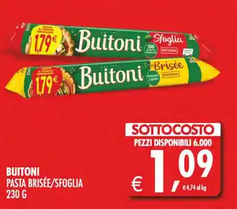Deco Superstore Buitoni pasta brisée/sfoglia offerta
