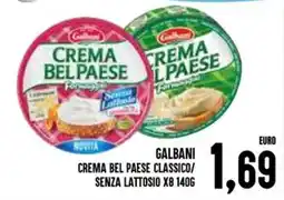 Al Discount Galbani crema bel paese classico/ senza lattosio x8 offerta