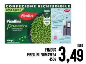 Al Discount Findus pisellini primavera offerta