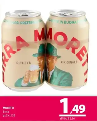 A&O MORETTI birra offerta