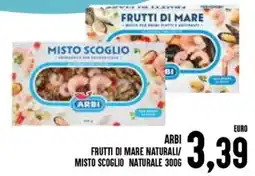 Al Discount Arbi frutti di mare naturali/ misto scoglio naturale offerta