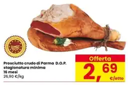 Interspar Prosciutto crudo di Parma D.O.P. stagionatura minima 16 mesi offerta